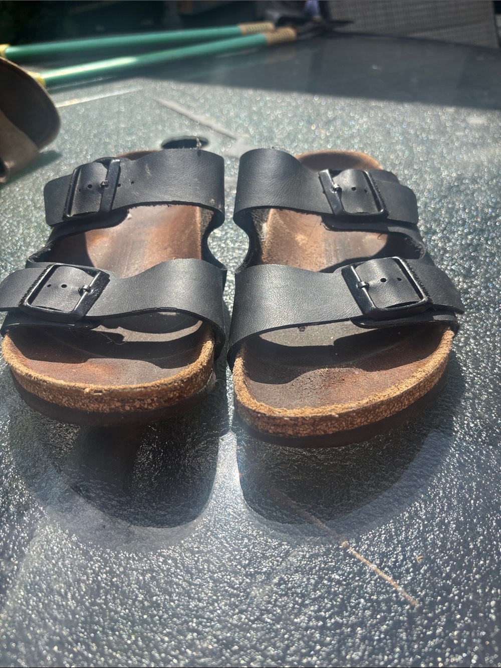 Birkenstock stock Arizona black sandal unisex